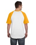 Augusta Sportswear 423 Baseball Short Sleeve Tee 2.0 Back Thumbnail