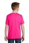sport-tek yst450 youth posicharge ® competitor ™ cotton touch ™ tee Back Thumbnail