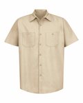 Red Kap SP24 Short Sleeve Industrial Work Shirt Front Thumbnail