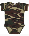 code five 4403 infant camo bodysuit Front Thumbnail