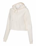 independent trading co. afx64crp women’s lightweight cropped hooded sweatshirt Side Thumbnail