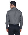 devon & jones dg530t men's tall crown woven collection™ solid stretch twill Back Thumbnail