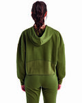 TriDri TD077 Ladies' Alice Half-Zip Hooded Sweatshirt Back Thumbnail