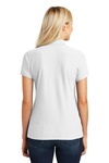 port authority l100 ladies core classic pique polo Back Thumbnail