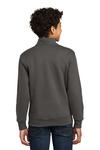 Port & Company PC78YQ Youth Core Fleece 1/4-Zip Pullover Sweatshirt Back Thumbnail
