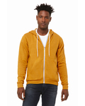 Bella + Canvas 3739 Unisex Sponge Fleece Full-Zip Hooded Sweatshirt Front Thumbnail