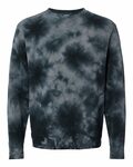 independent trading co. prm3500td unisex midweight tie-dyed sweatshirt Front Thumbnail