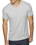 Next Level Men's Sueded Jersey T-Shirt - Soft Black Crewneck Tee, 60% Cotton 40% Polyester - View #9