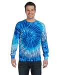 Tie-Dye CD2000 Adult 5.4 oz. 100% Cotton Long-Sleeve T-Shirt Back Thumbnail