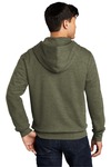 District DT6102 V.I.T. ™ Fleece Full-Zip Hoodie Back Thumbnail