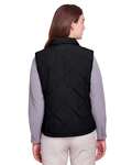 ultraclub uc709w women's dawson quilted hacking vest Back Thumbnail