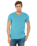 Bella + Canvas 3415C Unisex Triblend Short Sleeve V-Neck Te Front Thumbnail