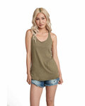 next level 6733 ladies' triblend racerback tank Front Thumbnail