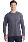 sport-tek st400ls posicharge ® long sleeve tri-blend wicking raglan tee Front Thumbnail