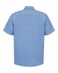Red Kap SP24 Short Sleeve Industrial Work Shirt Back Thumbnail