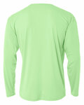 A4 NB3165 Youth Long Sleeve Cooling Performance Crew Shirt Back Thumbnail