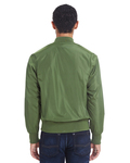 Threadfast Apparel 395J Unisex Bomber Jacket Back Thumbnail