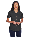 Harriton M570W Ladies' Bahama Cord Camp Shirt Front Thumbnail
