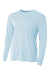 A4 N3165 Cooling Performance Long Sleeve T-Shirt Front Thumbnail