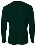 A4 NB3165 Youth Long Sleeve Cooling Performance Crew Shirt Back Thumbnail