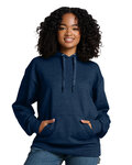 Jerzees IC49MR Unisex Ultimate™ CVC Ring-Spun Hooded Sweatshirt Front Thumbnail