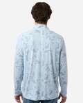 HUK H1200720 Men's Airweight KC Printed Quarter-Zip Pullover Back Thumbnail
