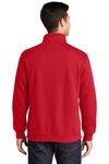 Sport-Tek TST253 Tall 1/4-Zip Sweatshirt Back Thumbnail