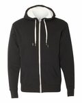 independent trading co. exp90shz unisex sherpa-lined hooded sweatshirt Front Thumbnail
