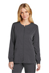 Wonderwink WW4088 Women's Premiere Flex ™ Full-Zip Scrub Jacket Front Thumbnail