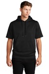 sport-tek st251 sport-wick ® fleece short sleeve hooded pullover Front Thumbnail