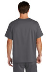 wonderwink ww5068 men's premiere flex ™ v-neck top Back Thumbnail