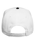 valucap v8869 five-panel twill cap Back Thumbnail