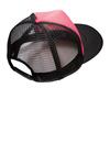 District DT624 Flat Bill Snapback Trucker Cap Back Thumbnail