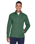 Devon & Jones DG793 Men's Bristol Full-Zip Sweater Fleece Jacket Back Thumbnail