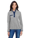 Dri Duck 9340 Women’s Denali Mélange Mountain Fleece Pullover Side Thumbnail