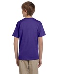 Fruit of the Loom 3931B Youth HD Cotton ™ 100% Cotton T-Shirt Back Thumbnail