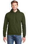 hanes p170 unisex ecosmart® 50/50 pullover hooded sweatshirt Front Thumbnail