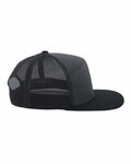 Pacific Headwear P787 6-Panel Arch Trucker Snapback Cap Side Thumbnail