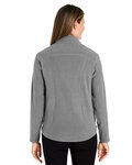 devon & jones dg730w ladies' crownlux performance™ fleece full-zip Back Thumbnail