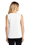 sport-tek lst352 women's sleeveless posicharge ® competitor™ v-neck tee Back Thumbnail