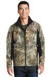 port authority j318c camouflage colorblock soft shell Front Thumbnail