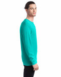 hanes 5286 men's 5.2 oz. comfortsoft® cotton long-sleeve t-shirt Side Thumbnail