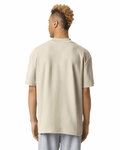 American Apparel 1PQ Unisex Mockneck Pique T-Shirt Back Thumbnail