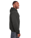 berne sz101t men's tall heritage thermal-lined full-zip hooded sweatshirt Side Thumbnail