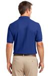port authority tlk500p tall silk touch™ polo with pocket Back Thumbnail