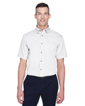 Harriton M500S Men's Easy Blend™ Short-Sleeve Twill Shirt with Stain-Release Back Thumbnail
