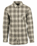 Burnside B8212 Woven Plaid Flannel With Biased Pocket Front Thumbnail