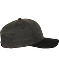 outdoor cap wra202 wrangler workwear structured solid back hat Side Thumbnail