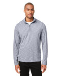 north end ne415 men's eclipse jacquard quarter-zip Front Thumbnail