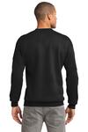 port & company pc90 essential fleece crewneck sweatshirt Back Thumbnail